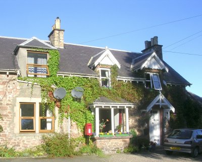 A pretty home near the roadside.